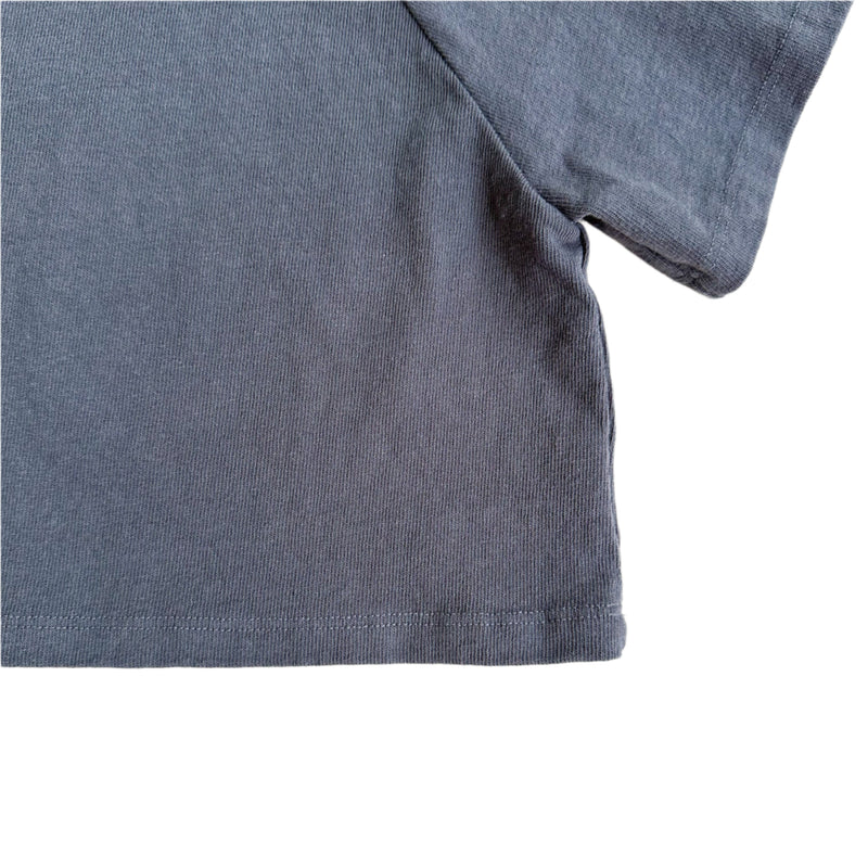 Mel boxy raglan sweater tee - Charcoal