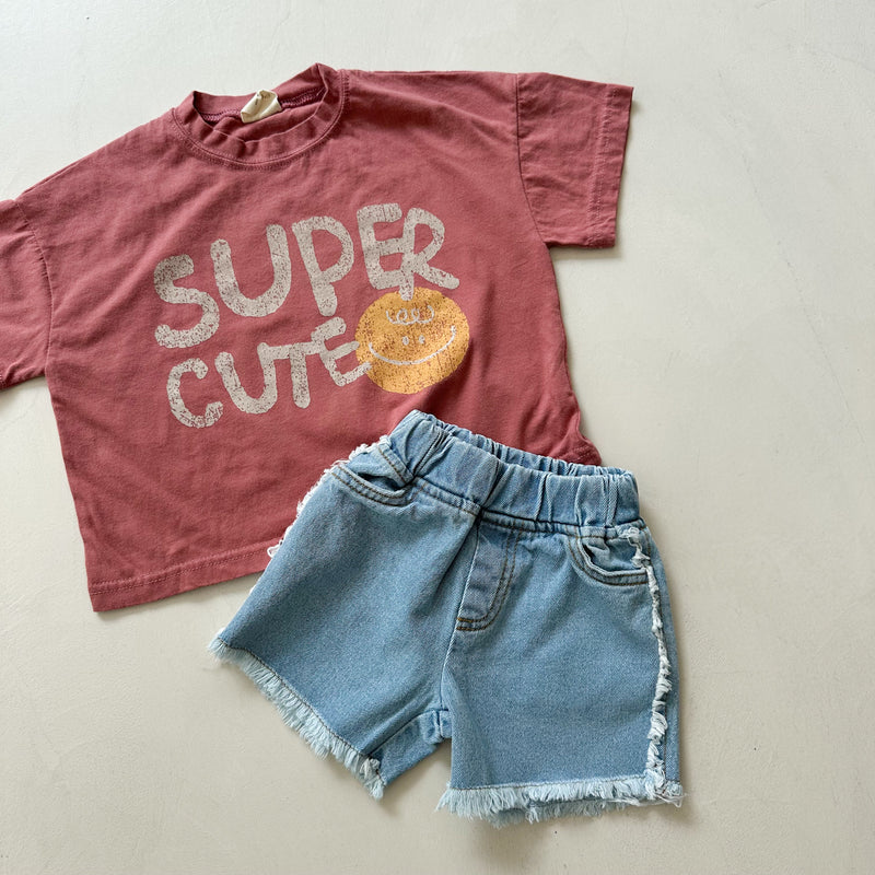 Cute boxy tee - Terracotta