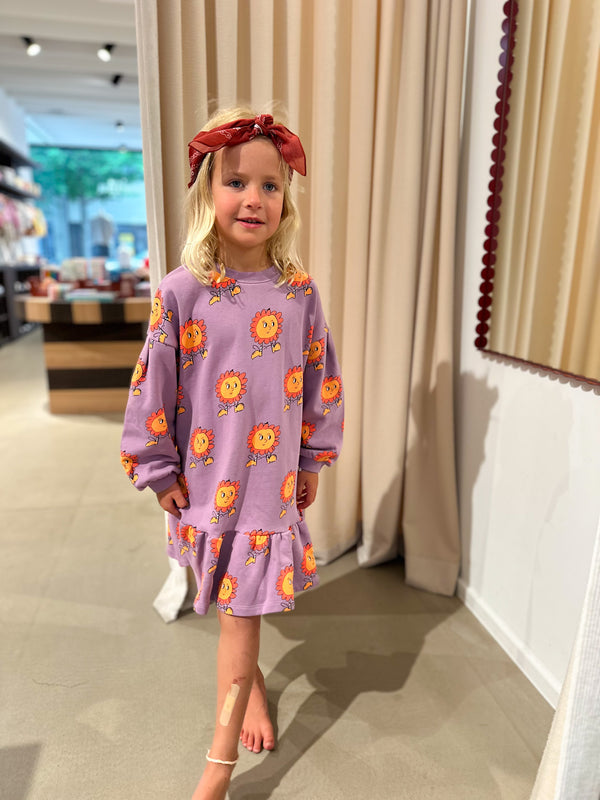 Sunflower sweater dress - Washed purple