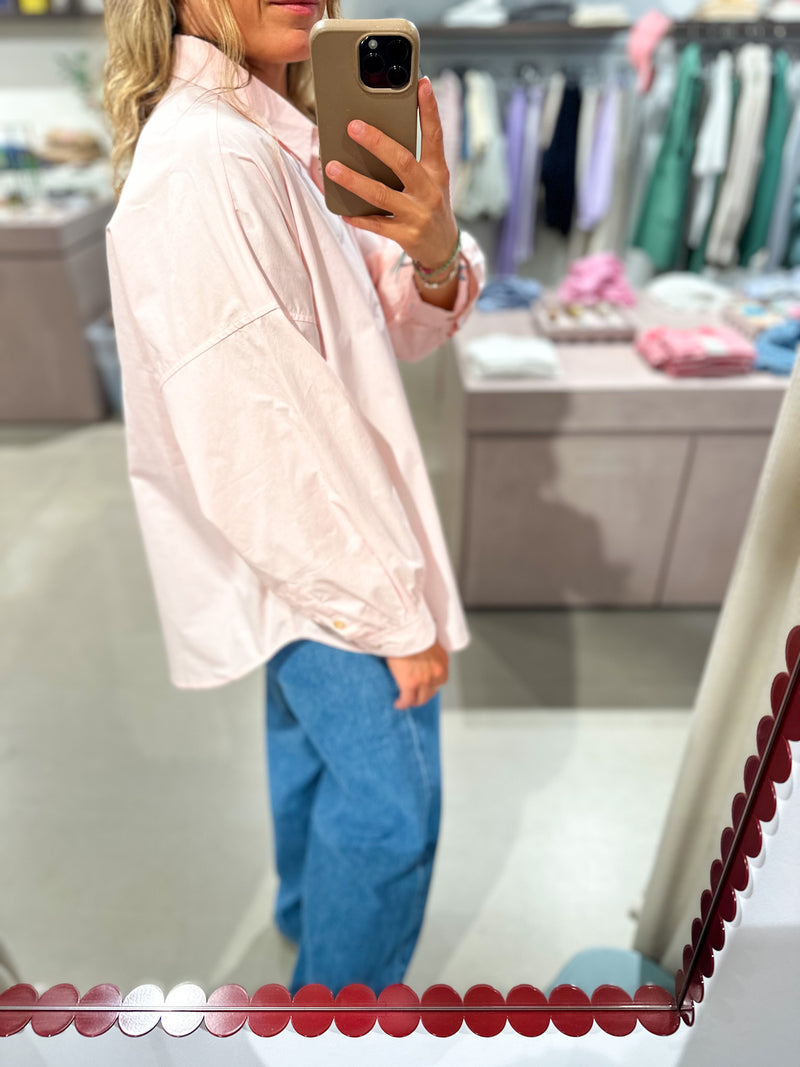 Kelly oversized shirt - Peach pink