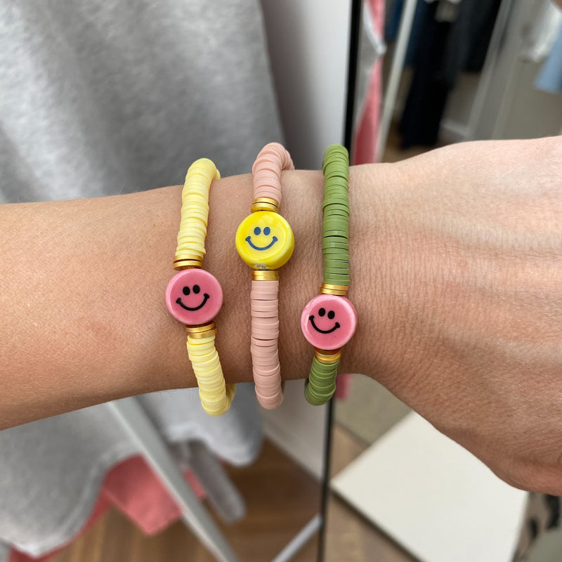 Smiley bracelet  - Vanilla