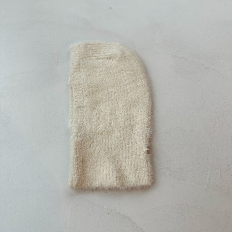 Soft fluffy balaclava - Cream