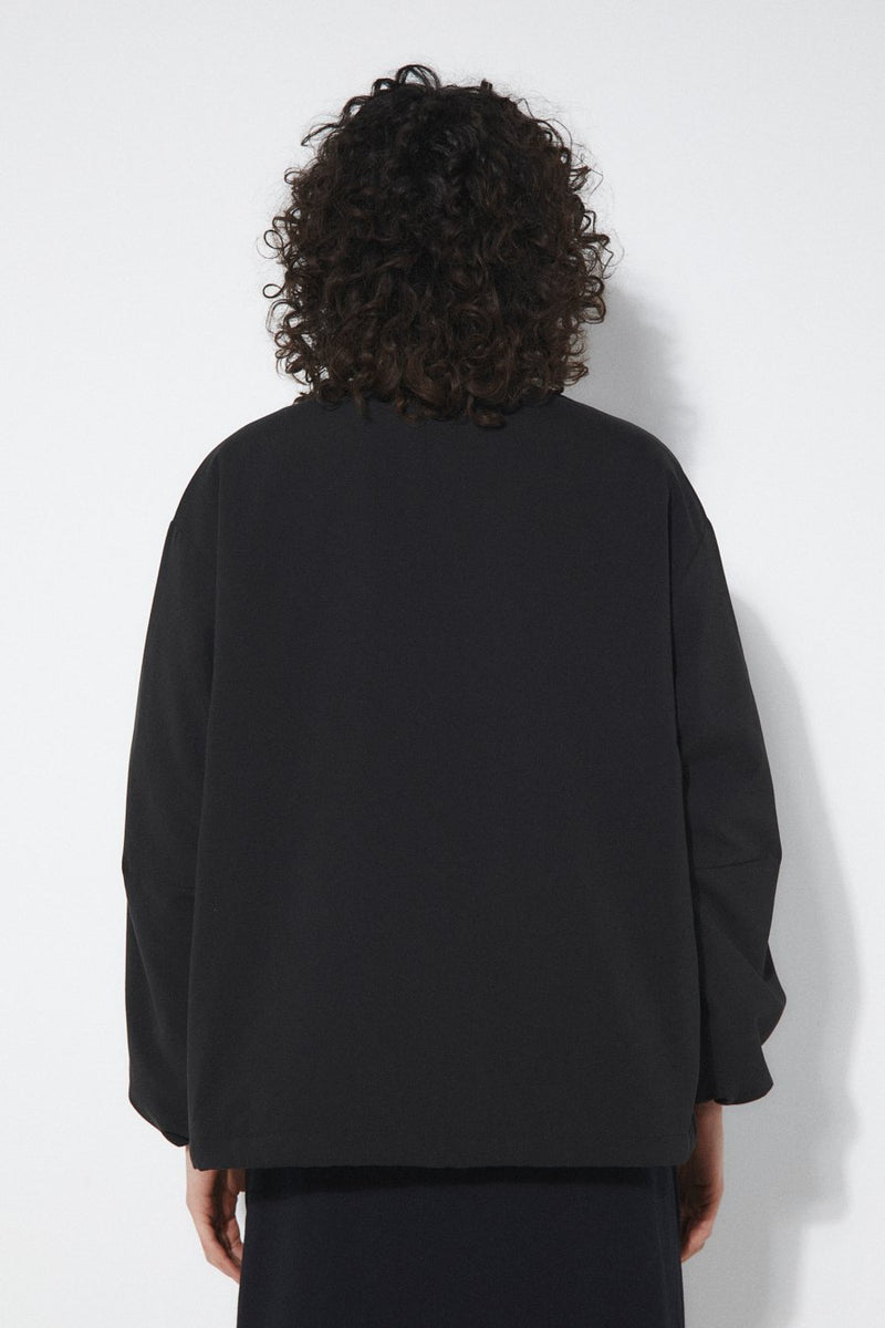 Picea oversized puffy jacket - Black