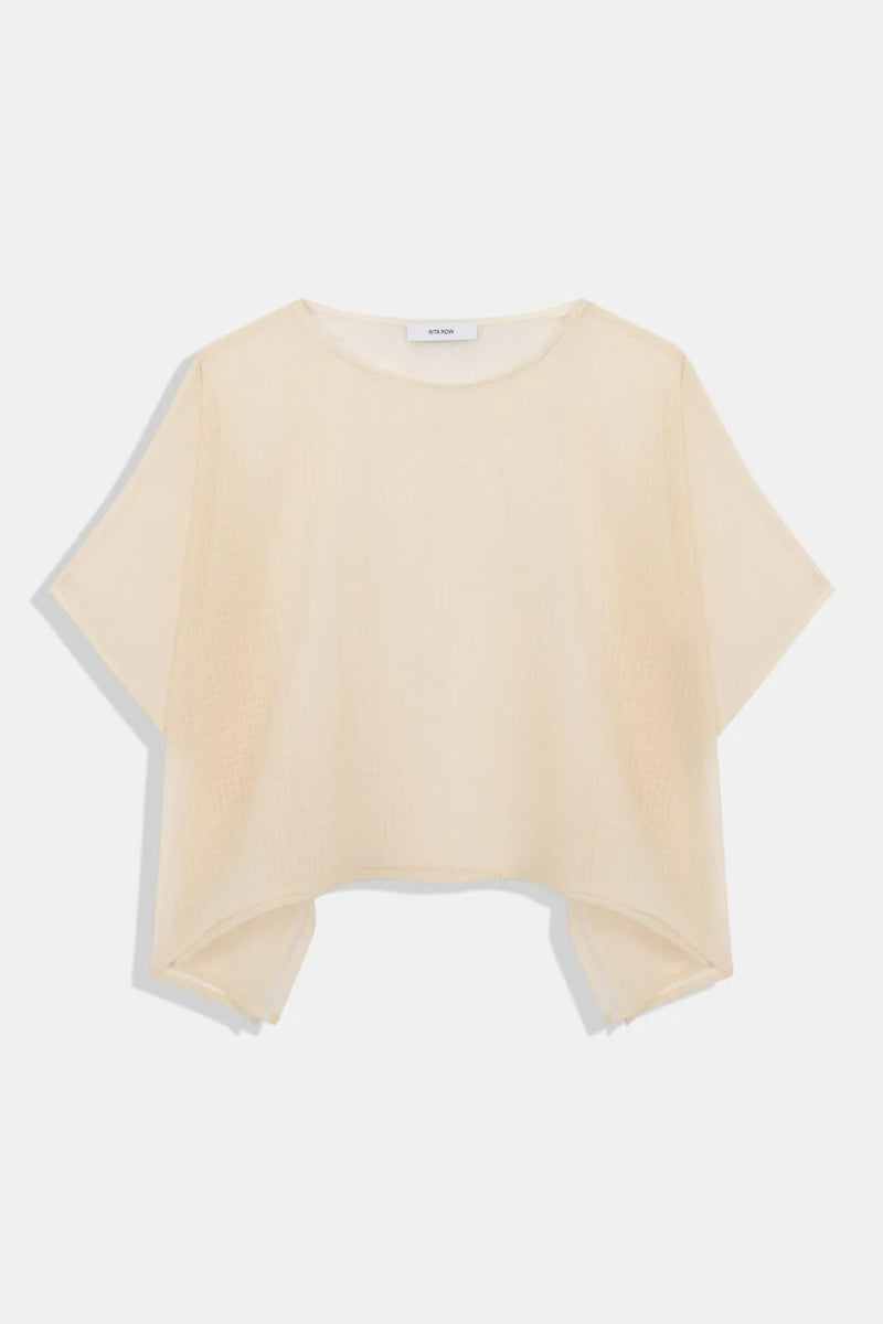 Lux sheer top - Light beige