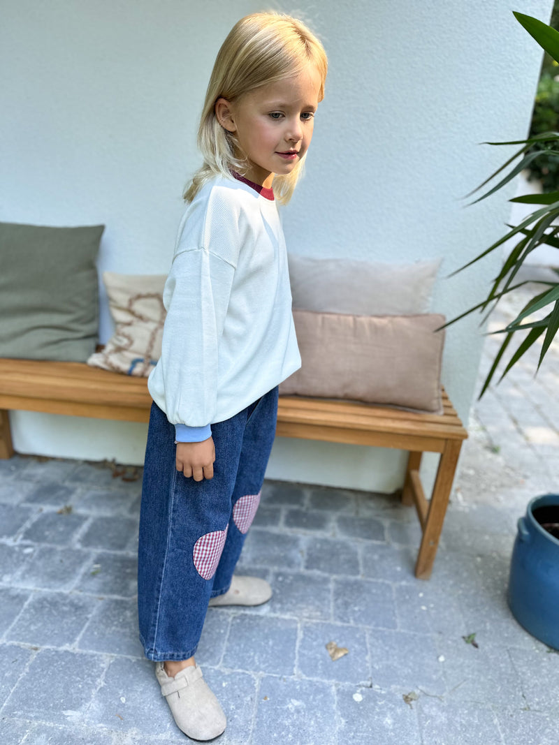 Love rib tee - Cream