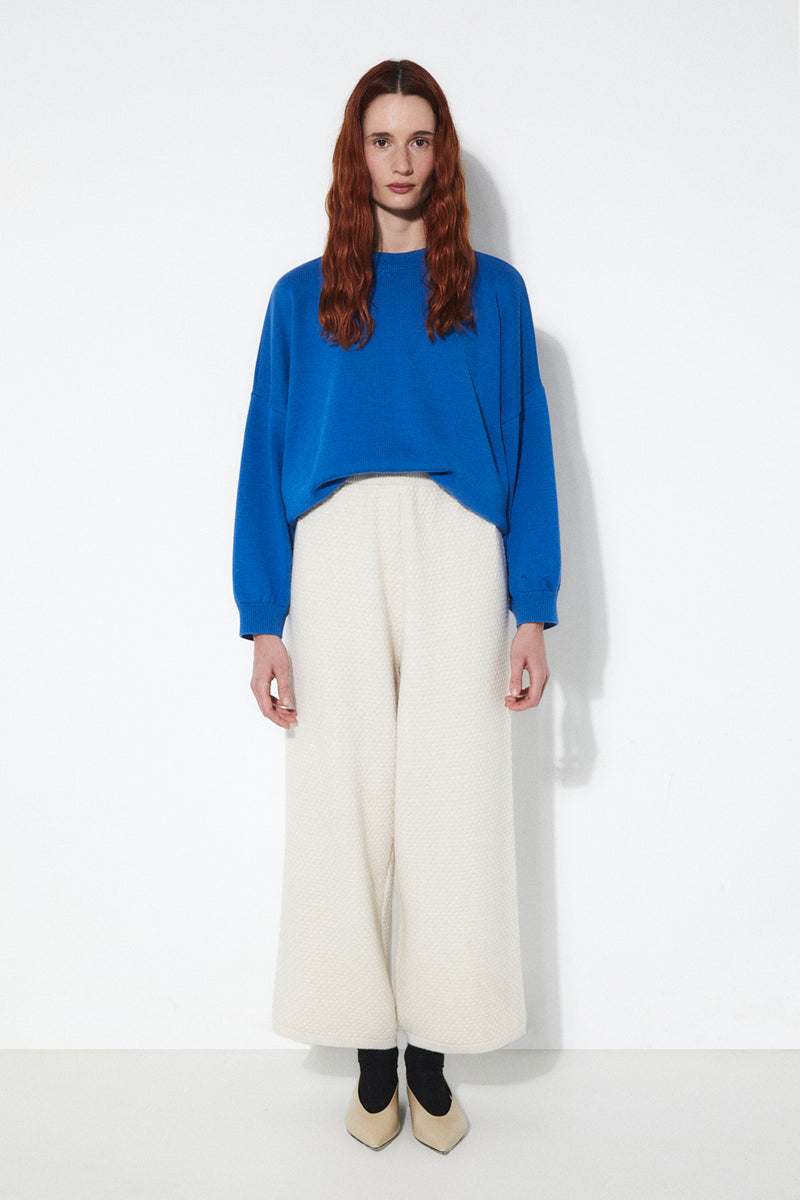 Margot knitted sweater - blue