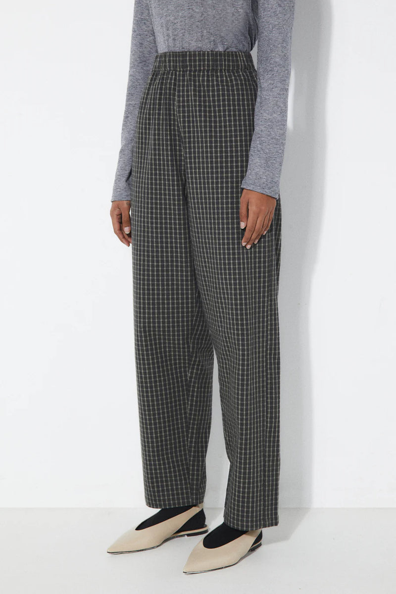 Duras check pants - Grey