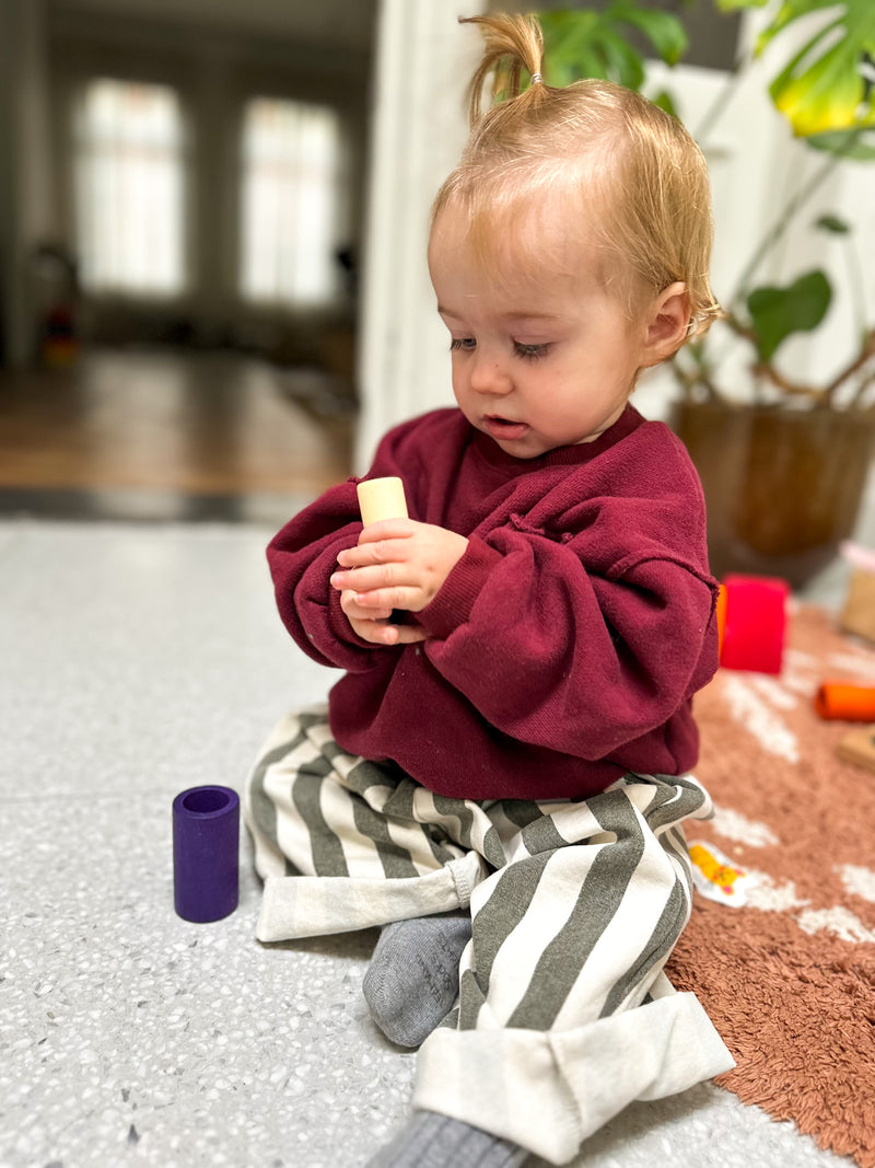 Lou pocket sweatshirt - Wine