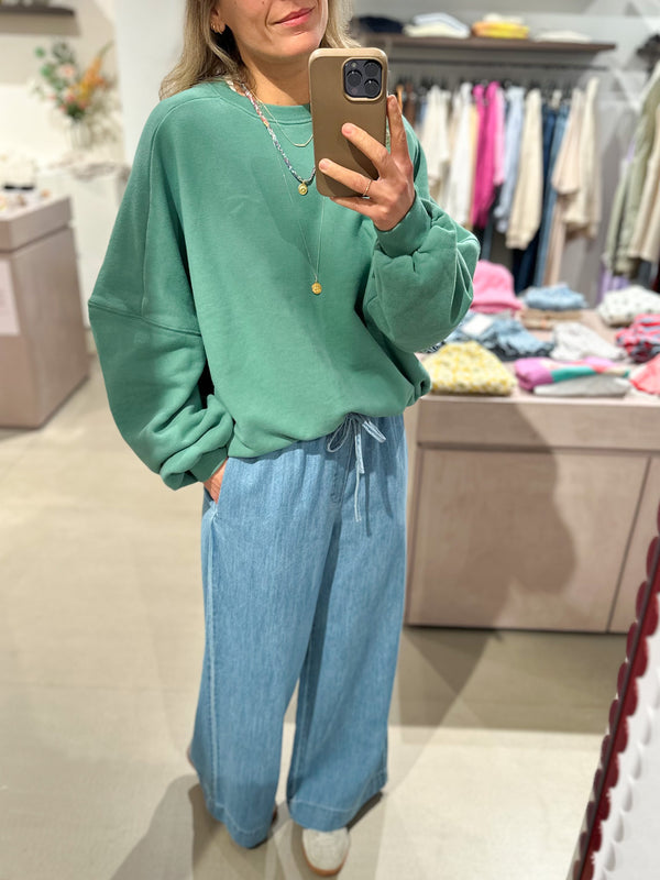 Soft oversized sweater - Green