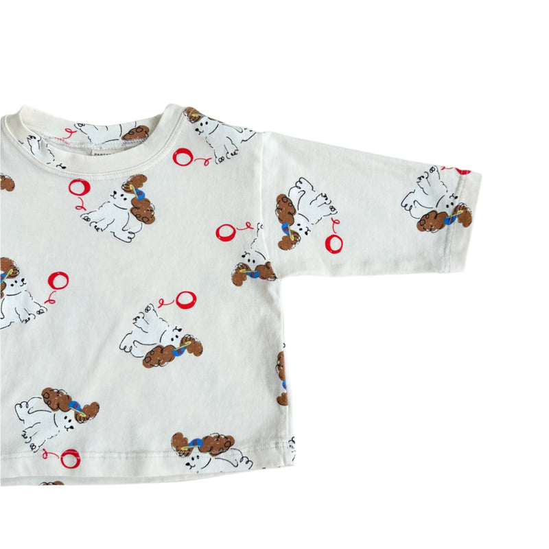 Bebe play puppy tee - Cream