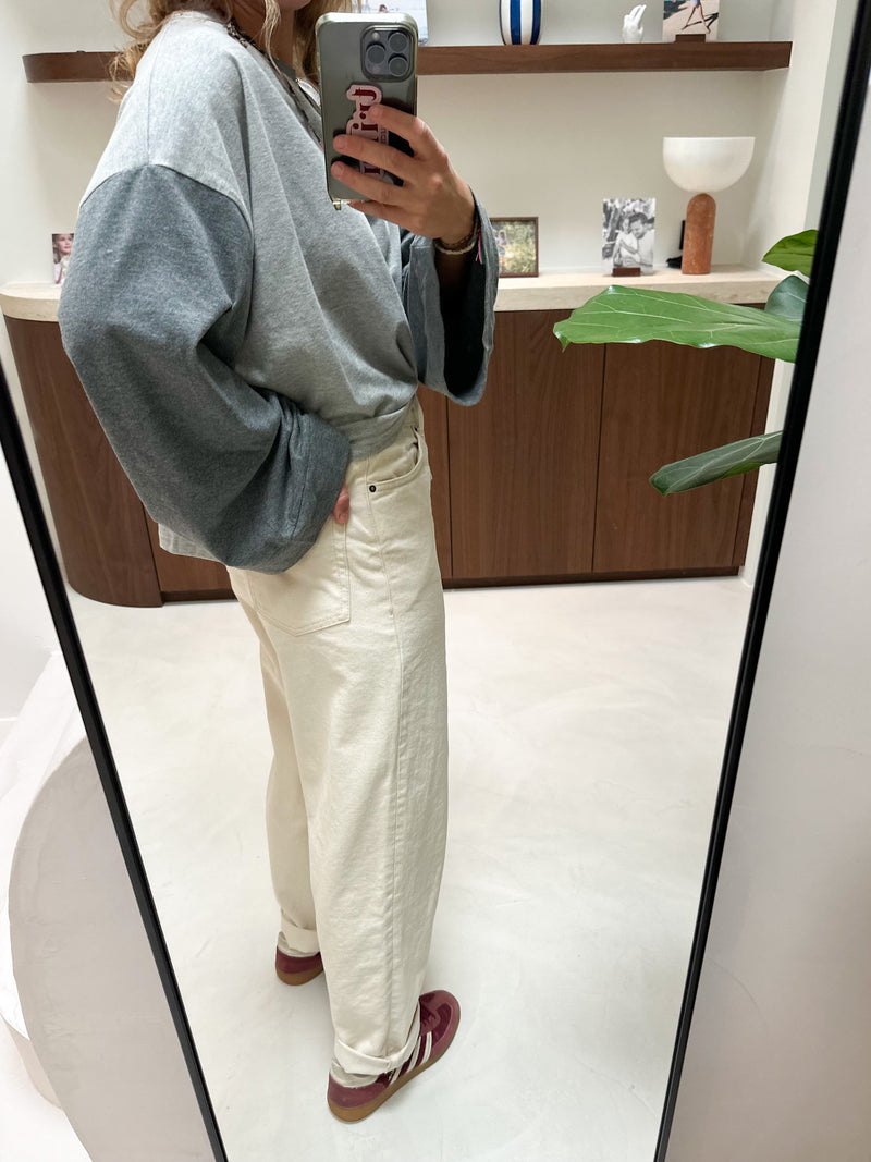 Yopday balloon denim - Ecru
