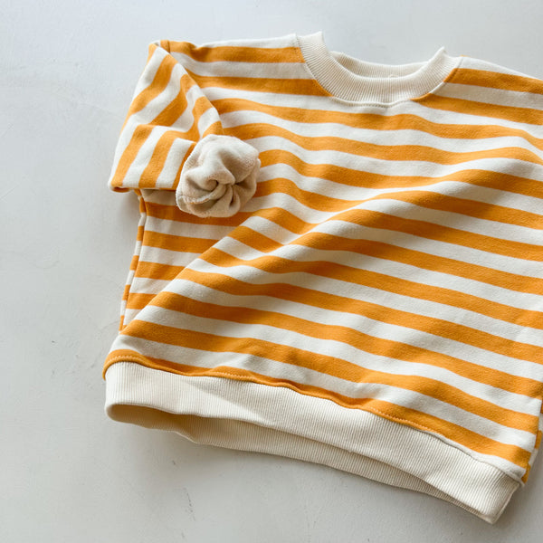 100 Striped sweater - Sunny yellow