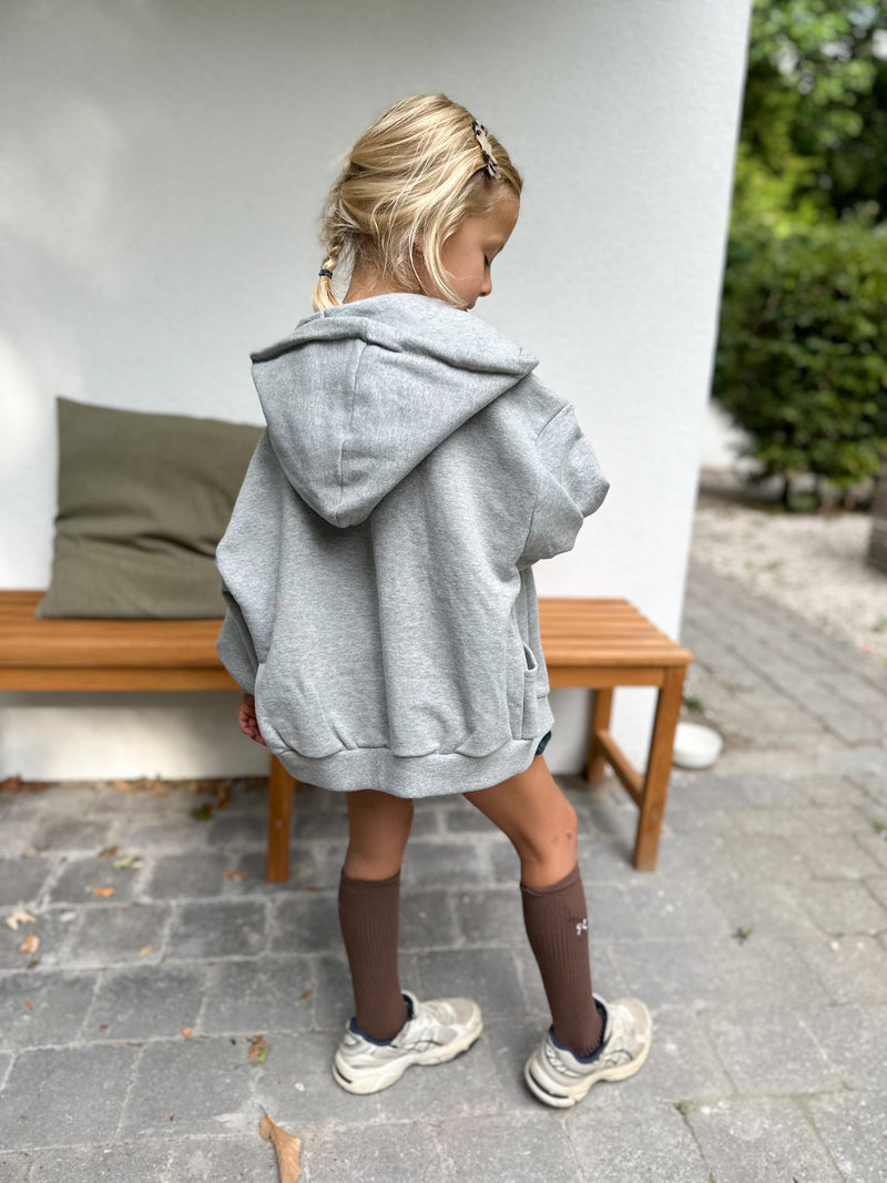 Knee sock with bow - Brown