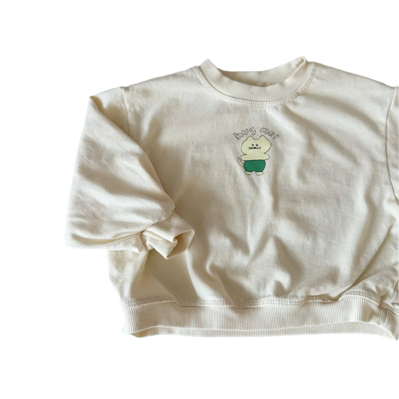 Mini hug sweatshirt - Cream