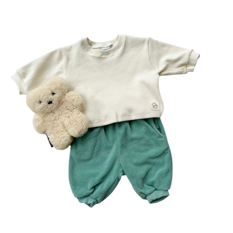 Bebe waffle tee - Ivory