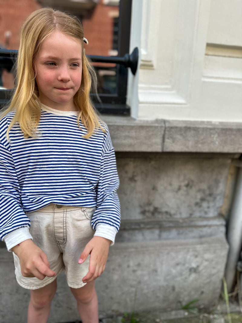 Denim shorts - Natural