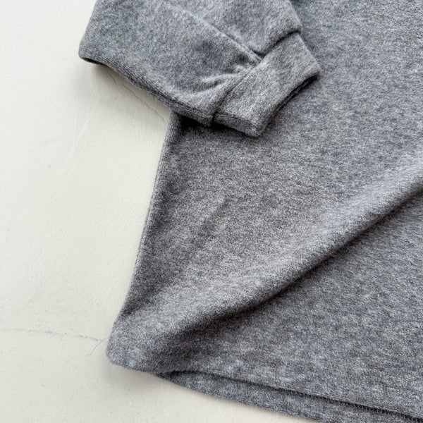 Soft half turtleneck - Grey melange