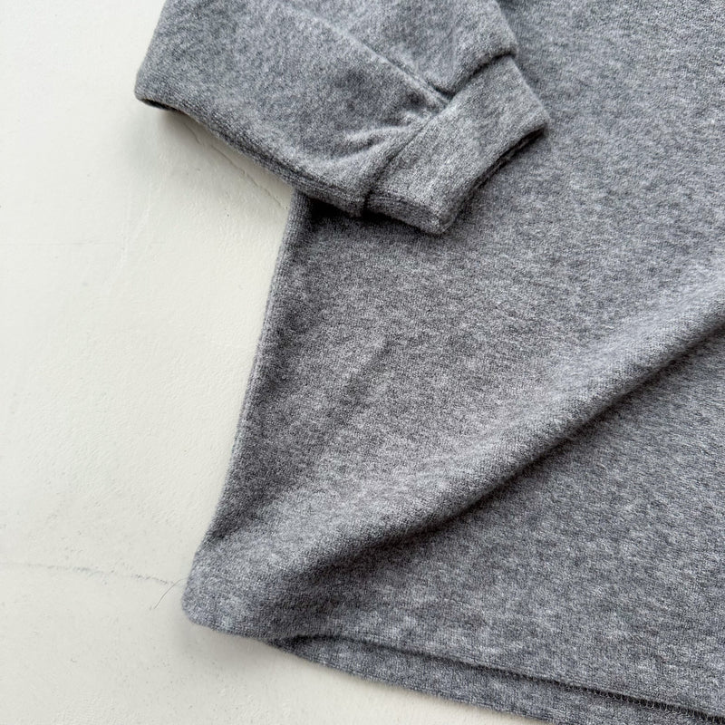 Soft half turtleneck - Grey melange