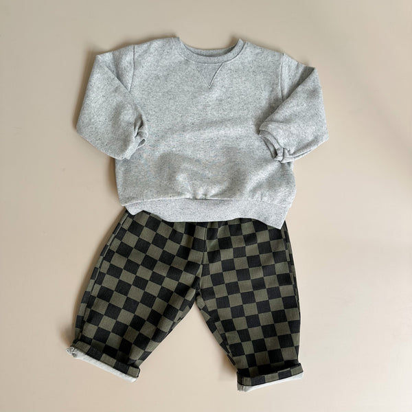 Checkered pants - Khaki