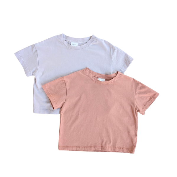 Mel short sleeves tee - Washed brick