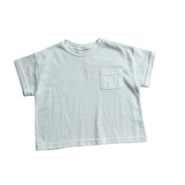 Slub pocket tee - White