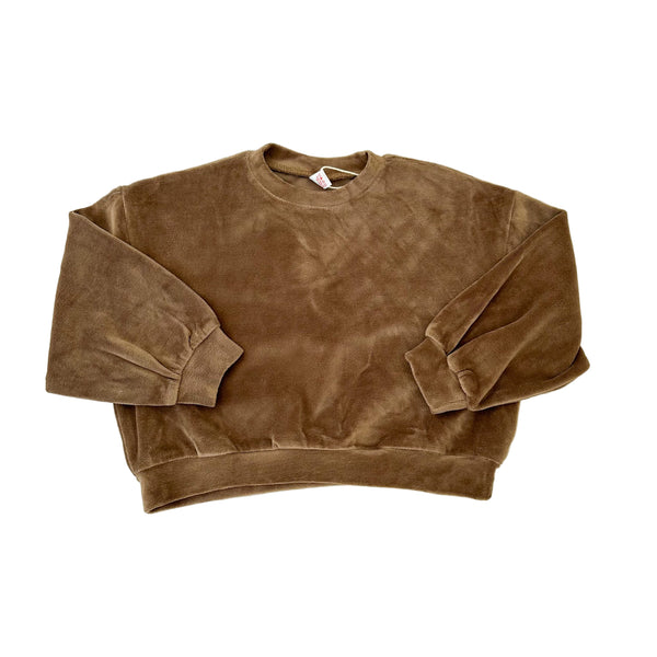 Mimi velvet sweater - Brown