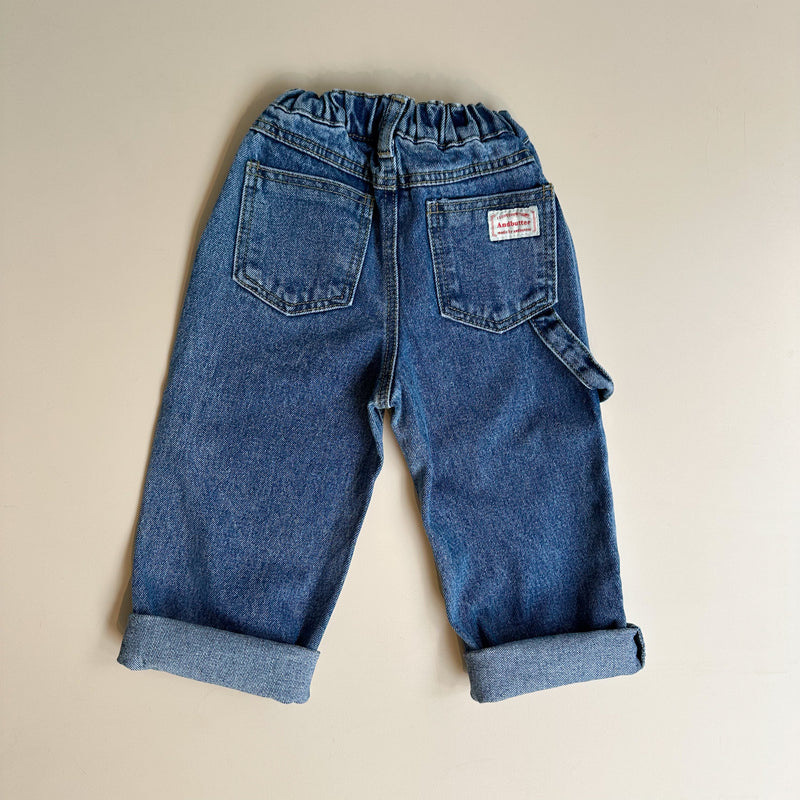 Standard baggy denim pants - Blue