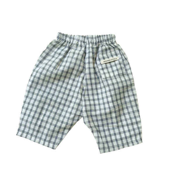 Bebe check pants - Navy