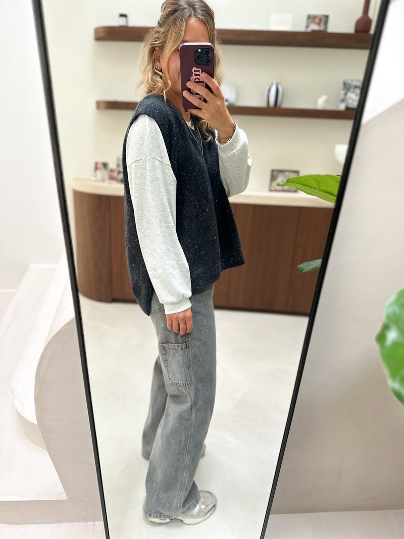 Vinci denim pants - Grey washing