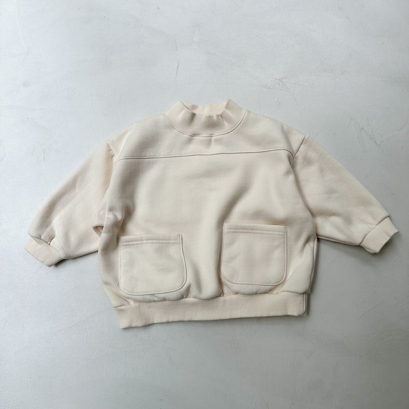 Billie pocket sweater - Cream