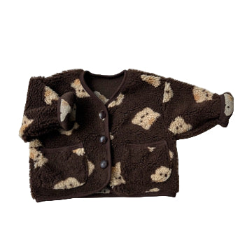 Teddy bear jacket - Brown