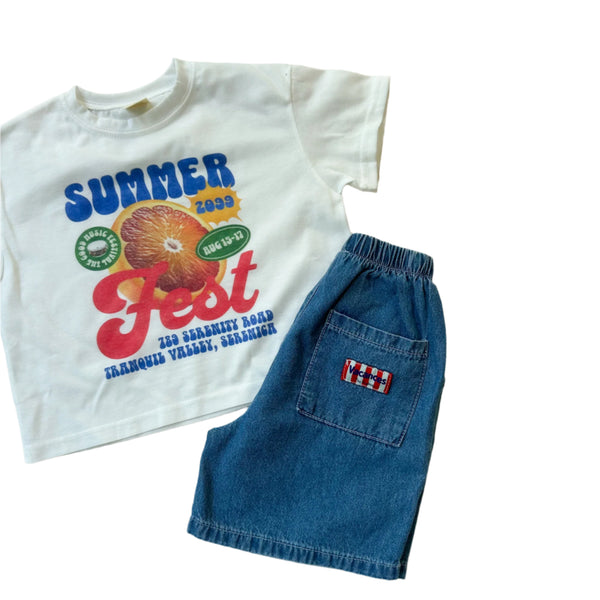 Juice tee - Cream
