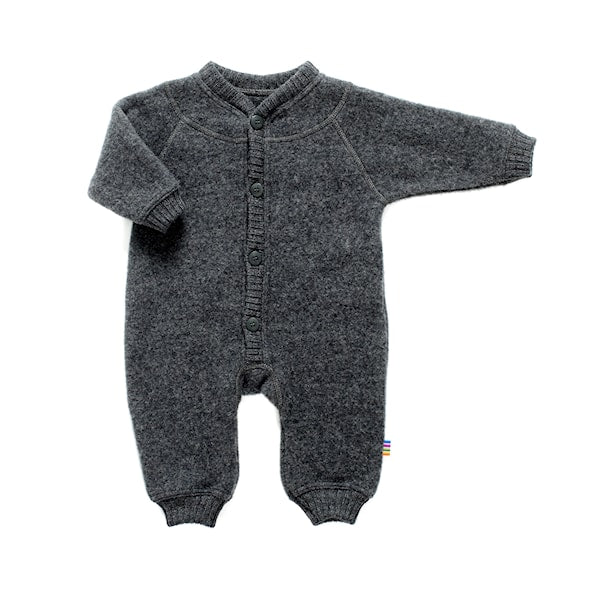 Wool fleece overall - Charcoal melange