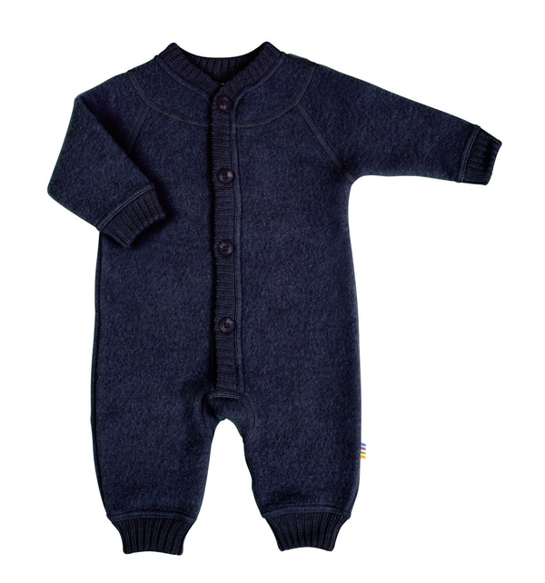 Wool fleece overall - Navy