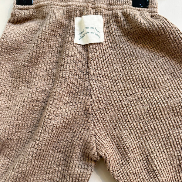 Bebe comfy rib pants - Brown