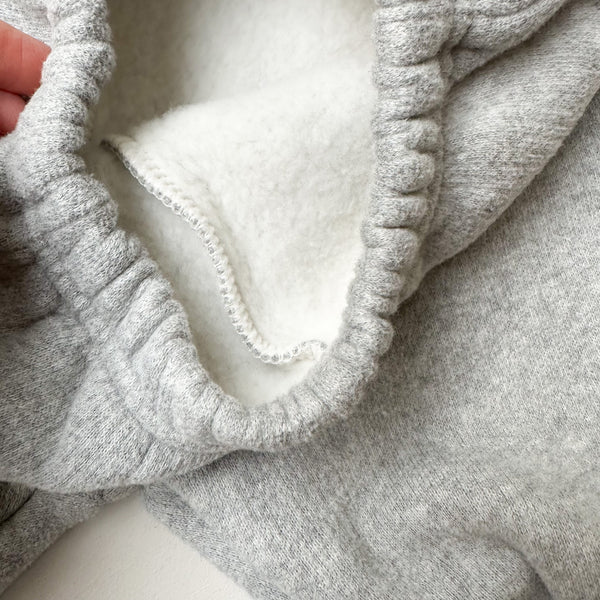 Bebe fleeced jogger pants - Grey melange