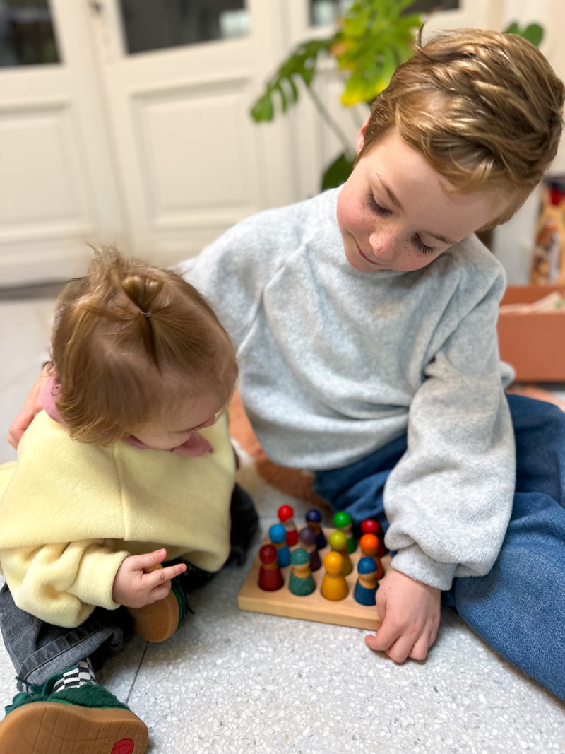 Sunny fleece raglan sweatshirt - White melange
