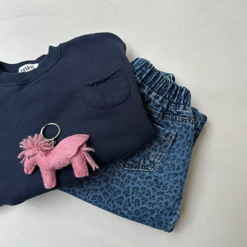 Lou pocket sweatshirt - Navy