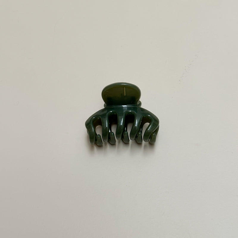 Small hair clip octo - Green