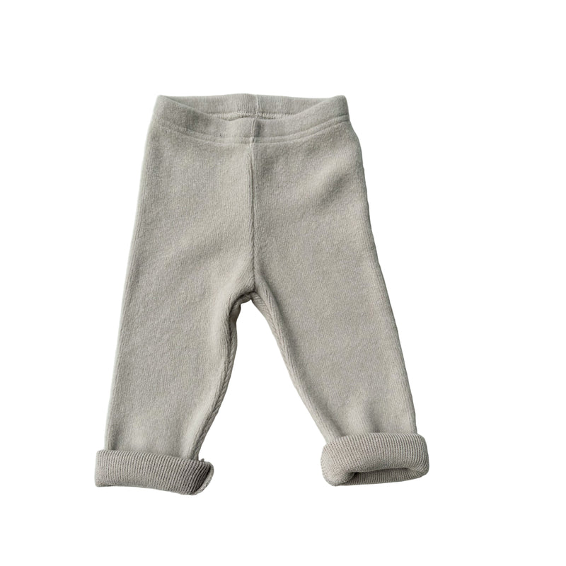 Bebe fleece leggings - Oatmeal