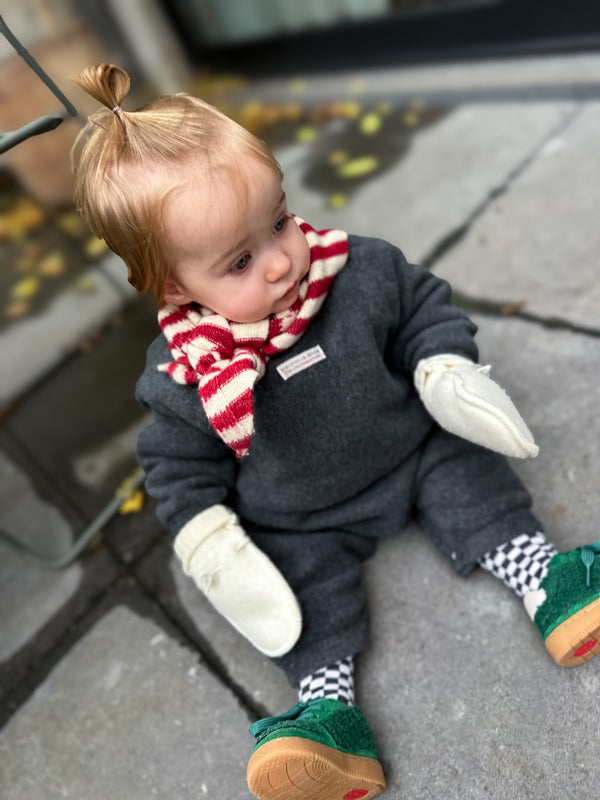 Fleece onesie - Charcoal