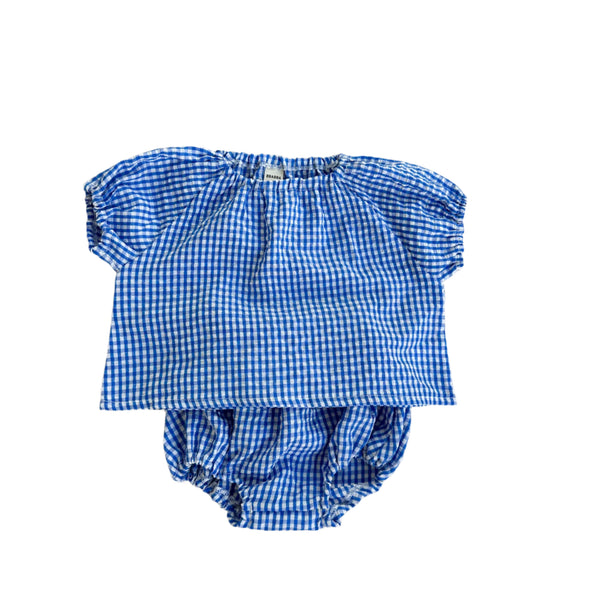 Summer vichy set - Blue