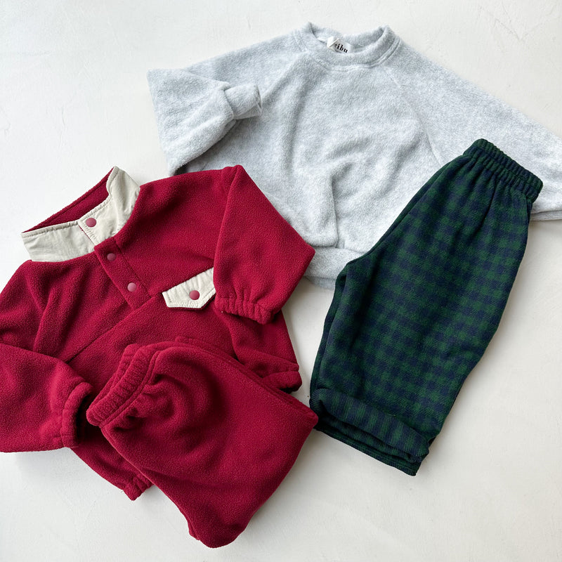 Fleece outdoor set - Wine