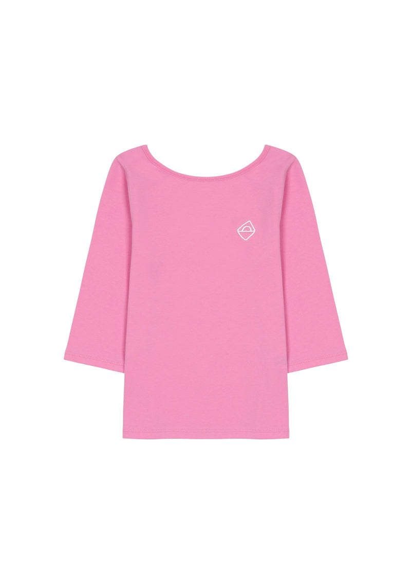 Scoopneck ballerina tee - Pink