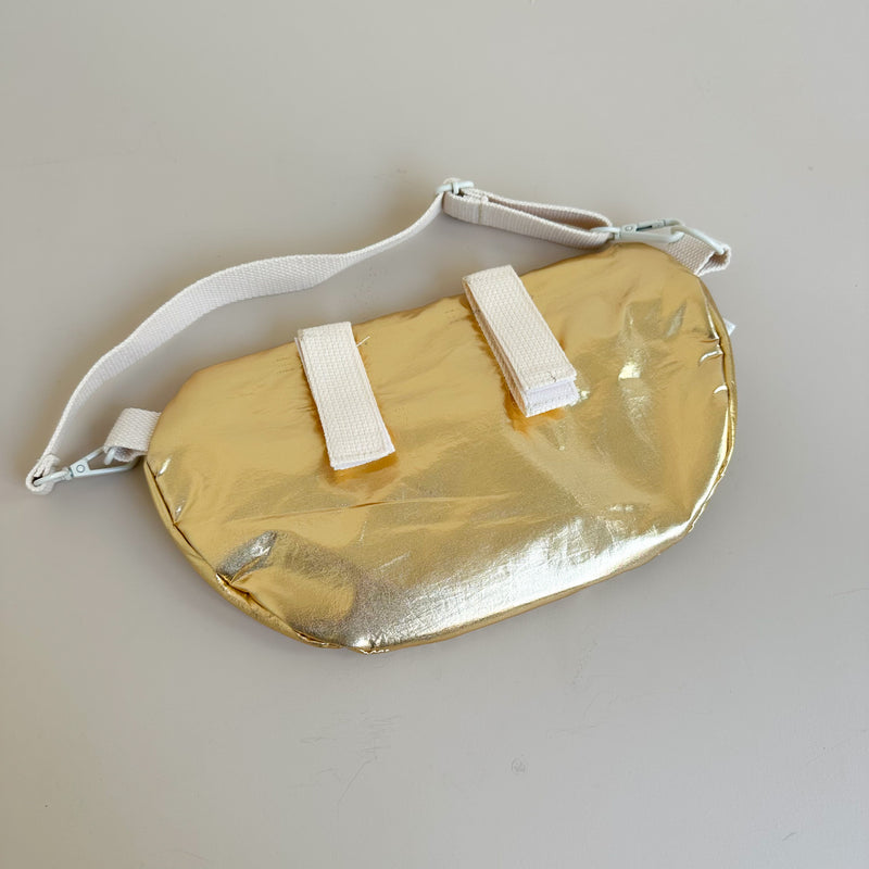 Metallic fanny (bike) bag - Gold