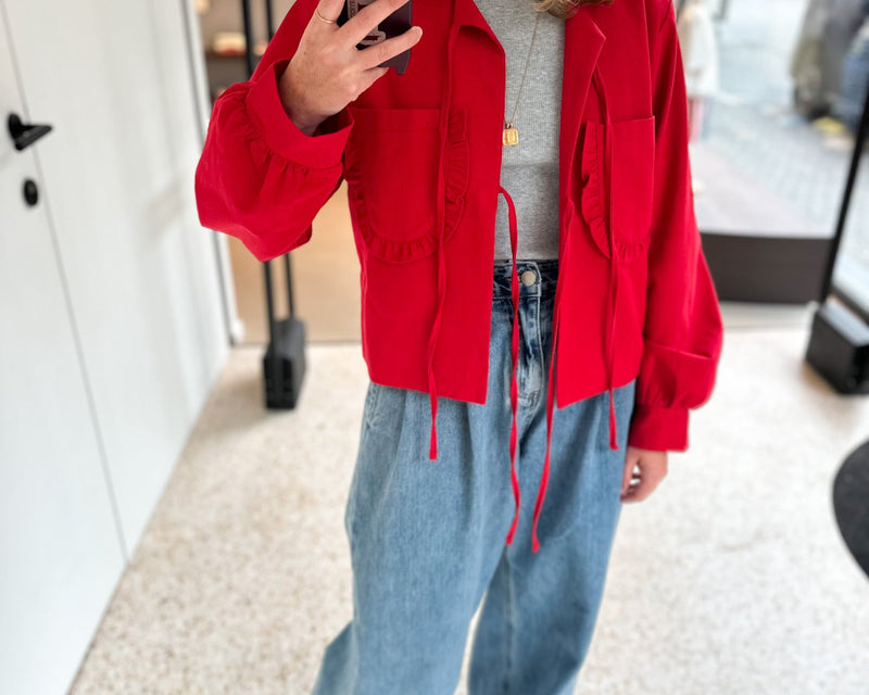 Bow jacket - Red