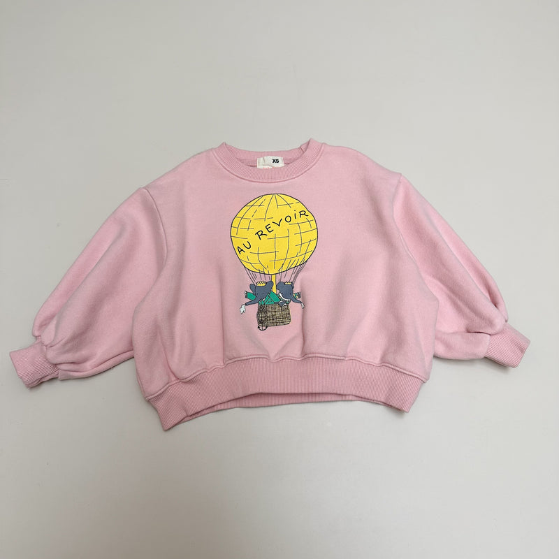 Chunky babar fleeced sweater - Pink