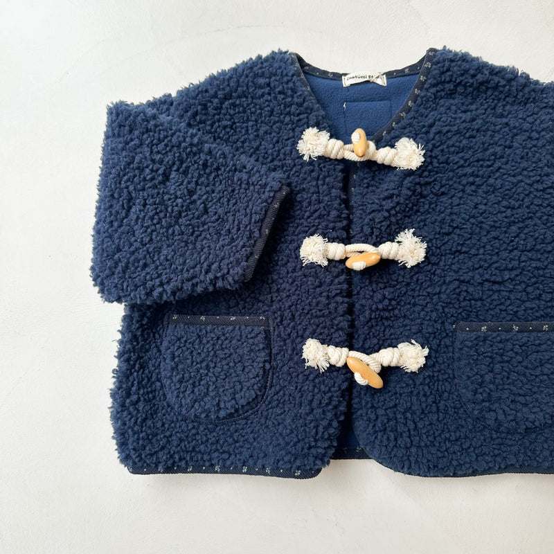 Teddy duffel coat - Navy