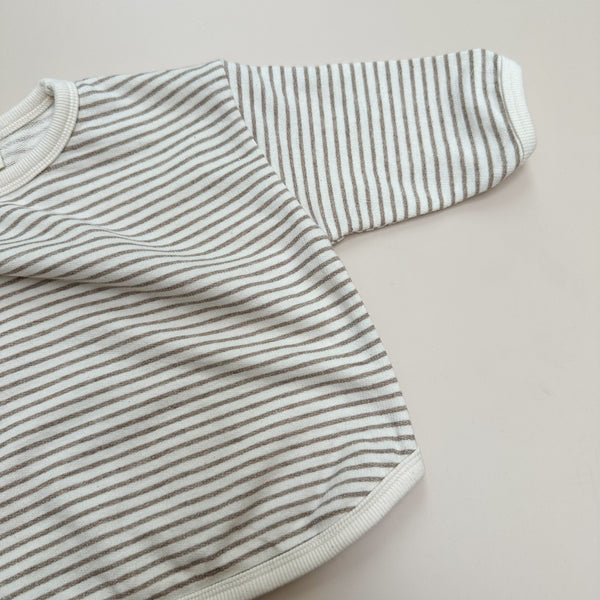 Bam bam striped sweater - Cream/beige