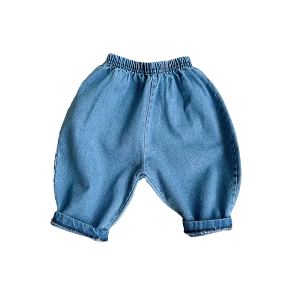 Bebe lala denim pants - Blue washing